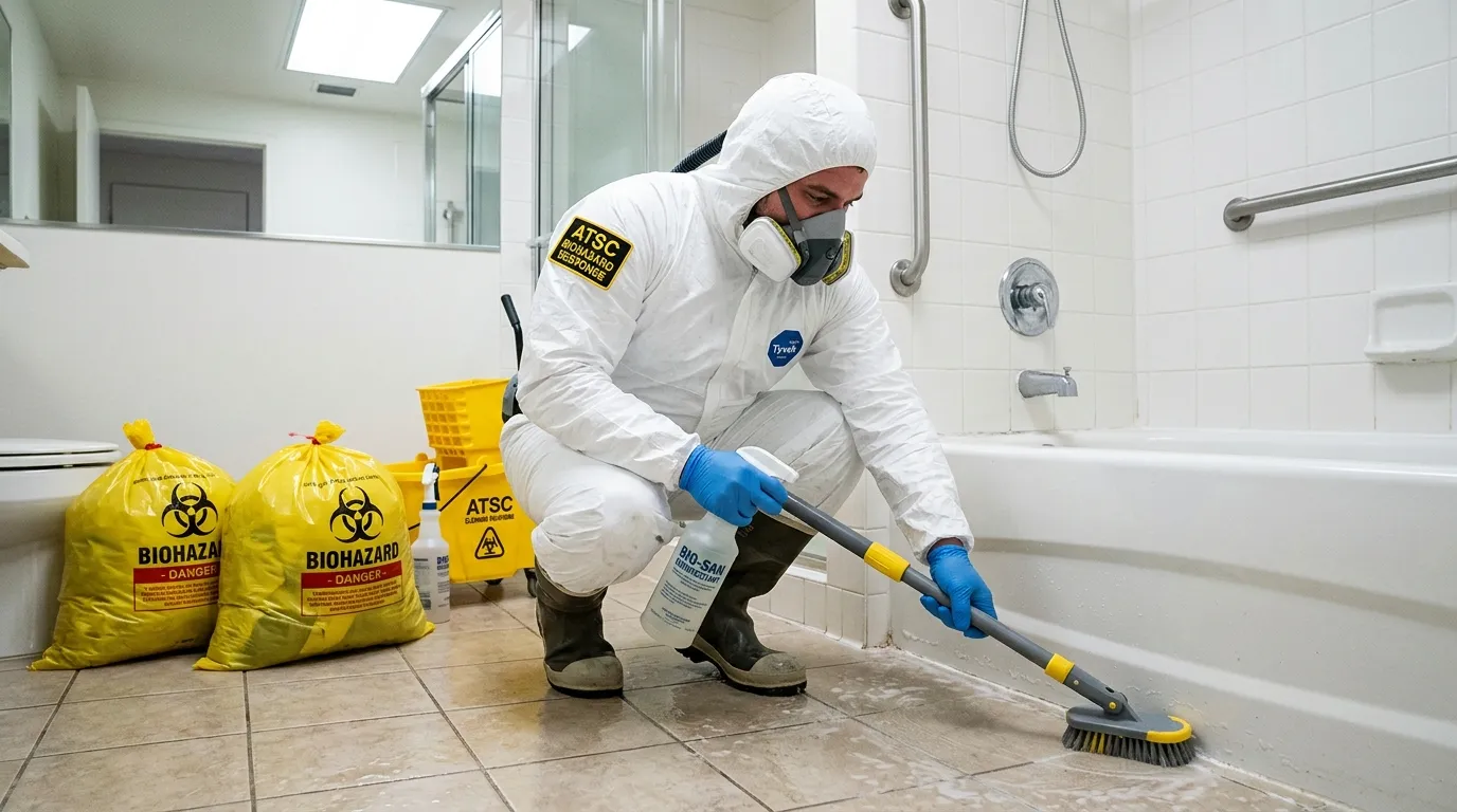 Decontamination equipment deployed for Blood Cleanup in West University Place
